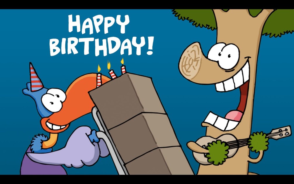 Birthday Wishes With Cartoon