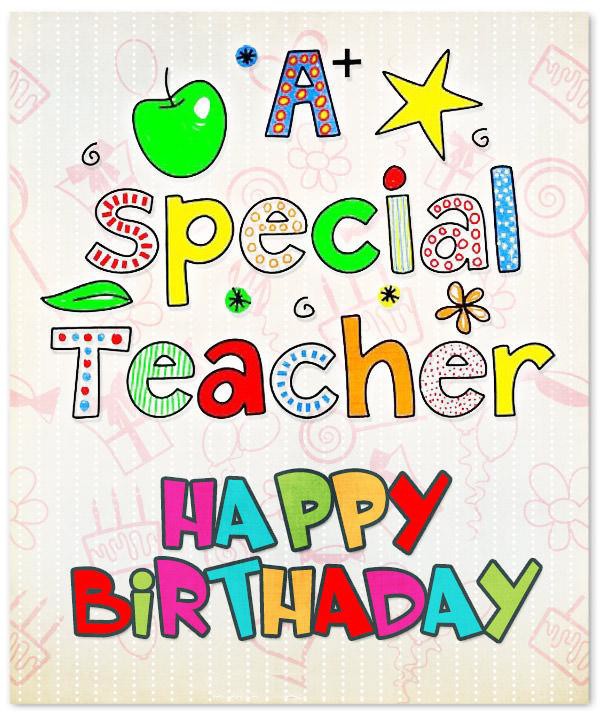 For A special Teacher Happy Birthday-wb2502