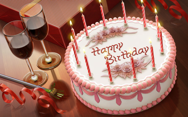 Beautiful Birthday Cake-wb3001
