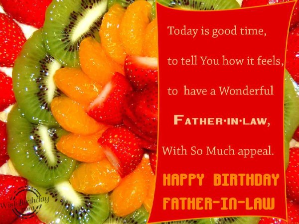 Birthday Wish For Father In Law-wb603