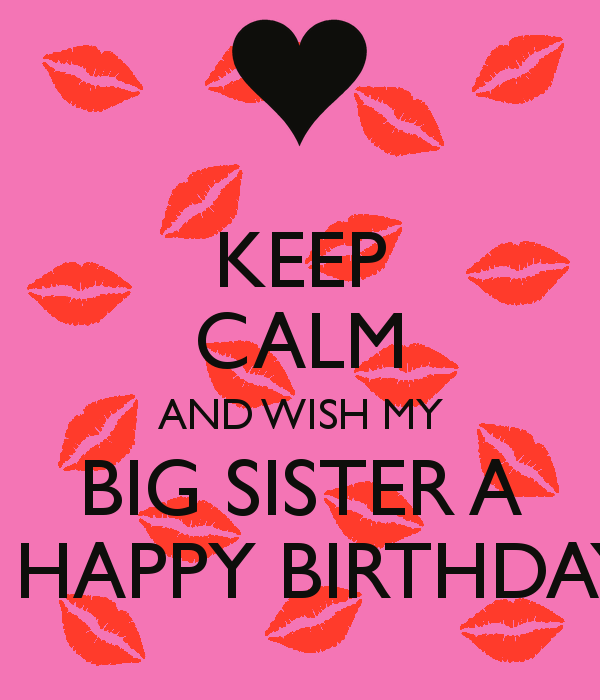 Big Sister Happy Birthday -wb2701