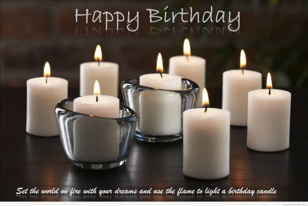 Birthday Wish With Beautiful Candels-wb3112