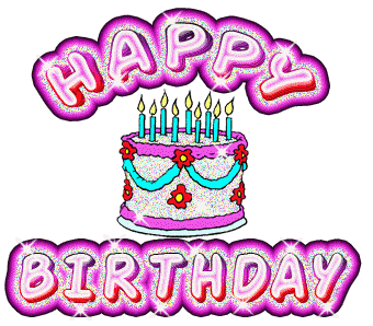 Birthday Wish With Cake Glitter-wb34028