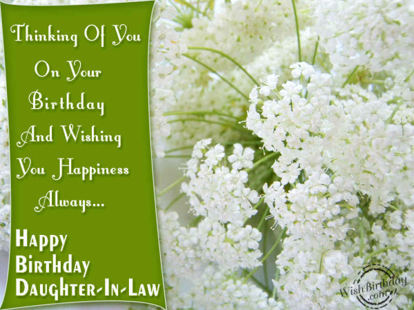 Birthday Wishes For Daughter In law-wb901