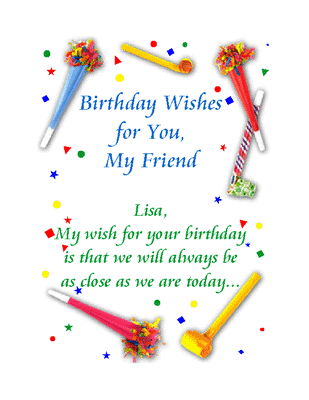 Birthday Wishes For You My Friend-wb01007