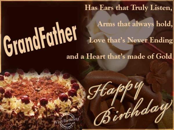 Birthday Wishes To Grand Father-wb206