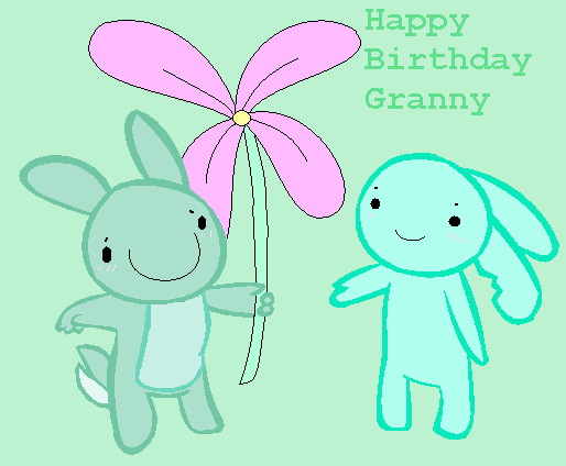 Cute Birthday Image Of Granny-wb301