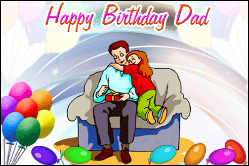 Daughter Wishes Happy Birthday Dad-wb502