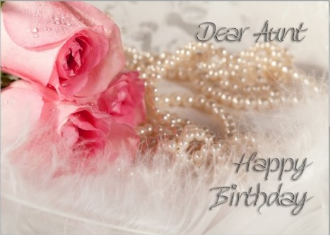 Dear Aunt Happy Birthday - Image-wb504