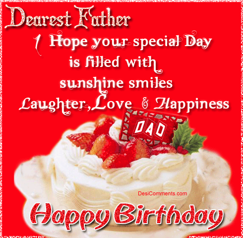 Dearest Father Happy Birthday-wb504