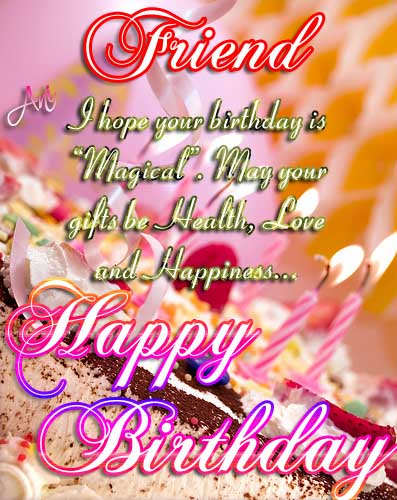 Friend Happy Birthday!-wb01013