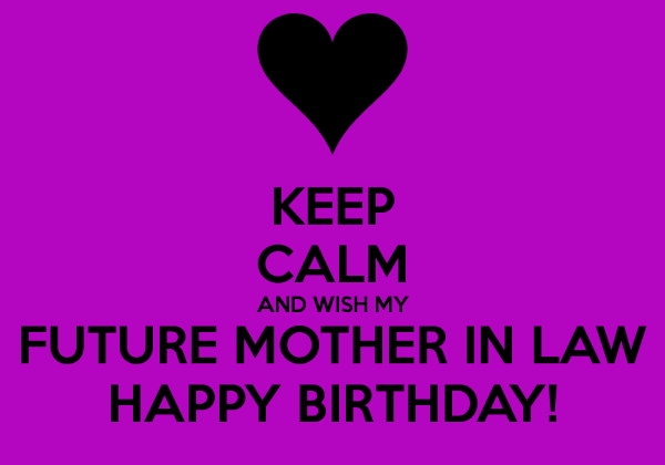 Future Mother In Law Happy Birthday-wb2906