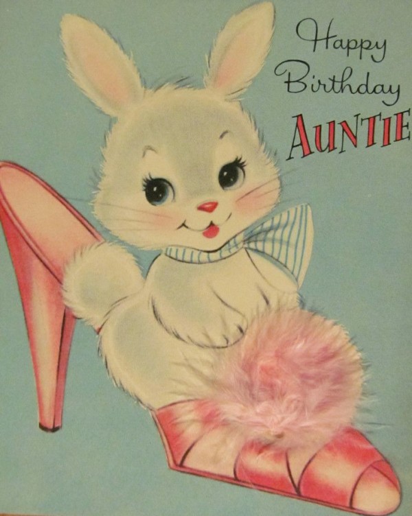 Happy Birthday Auntie- Cute Image-wb510
