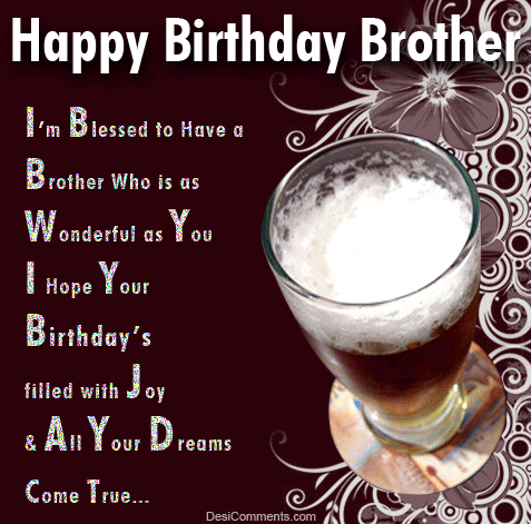 Happy Birthday Brother!