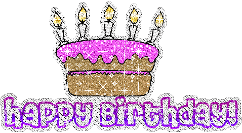 Happy Birthday-Cake Glitter