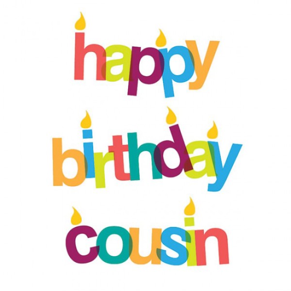 Happy Birthday Cousin-Colourful Image-wb2202