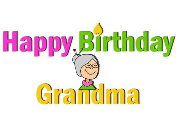 Happy Birthday Cute Grandma-wb303