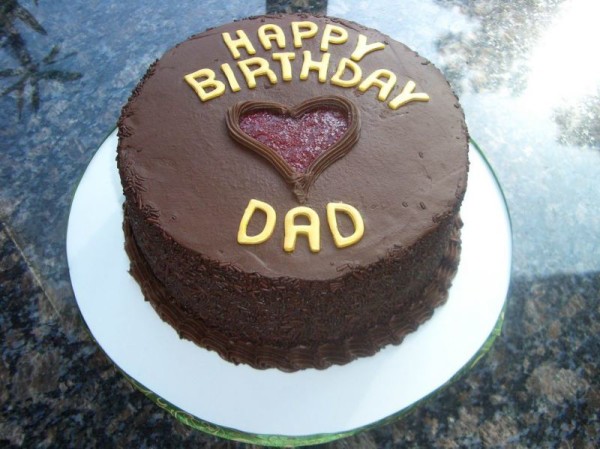 Happy Birthday Dad-Cake Image-wb506