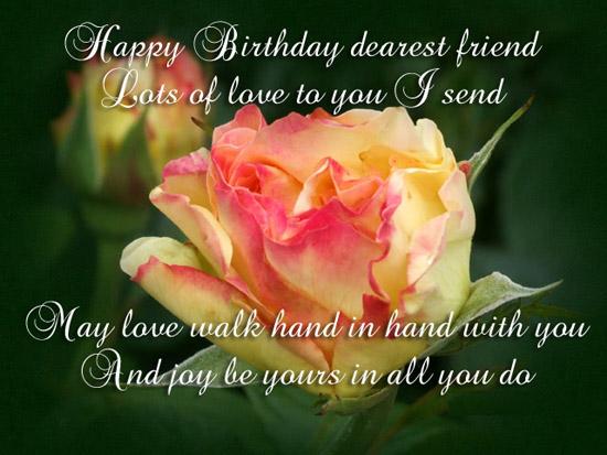Lovely Birthday Dear Friend Lots Of Love To You I Send-wb01026