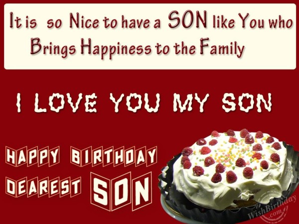 Happy Birthday Dearest Son-wb2605