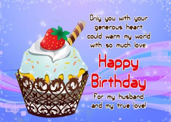 Happy Birthday For My  Husband !-wb2306