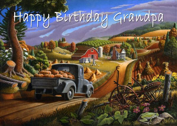 Happy Birthday Grandpa - Beautiful Image-wb217