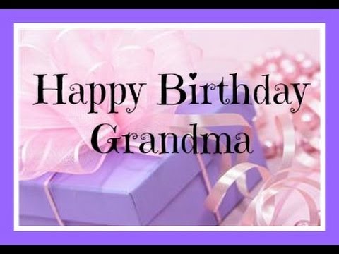 Birthday Picture Of Grandma -wb315