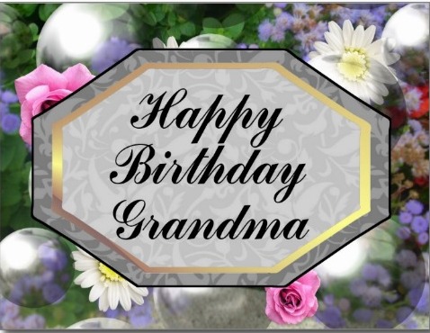 Happy Birthday Grandma !- wb311
