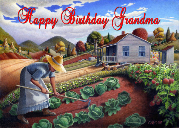 Birthday Wish For Grandma -wb319