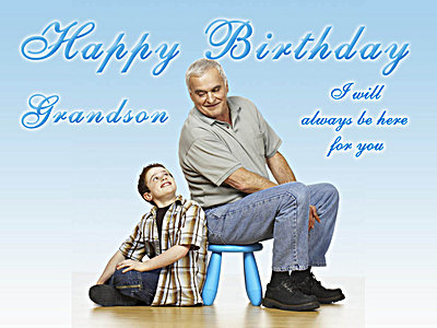 Happy Birthday Grandson I Will Always Be Here For You-wb2414