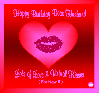 Happy Birthday Husband Lots Of Love-wb2309