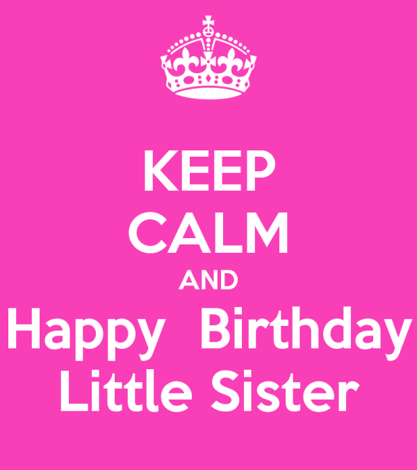 Happy Birthday Little Sister - wb2709