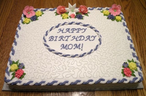 Happy Birthday Mom With Birthday Cake-wb3015