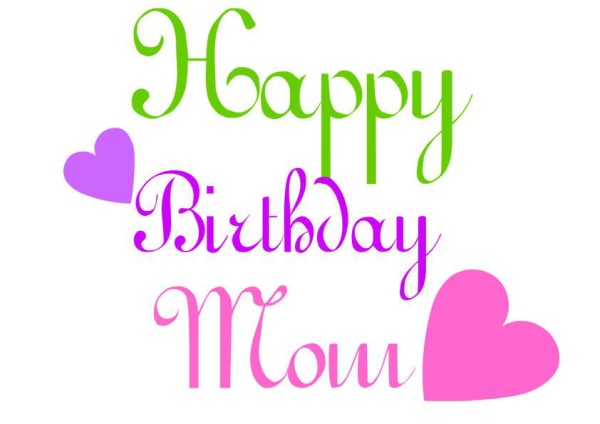 Happy Birthday Mom With Heart-wb2613