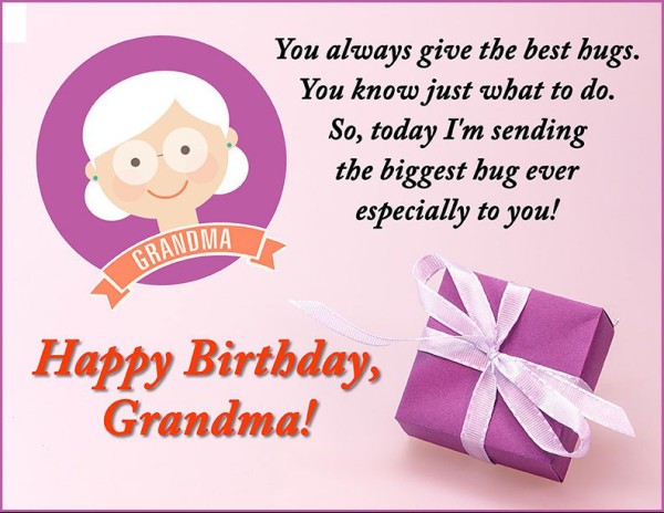 Happy Birthday My Cute Grandma-wb325