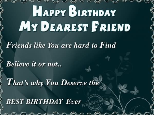 Happy Birthday My Dearest Friend-wb01046