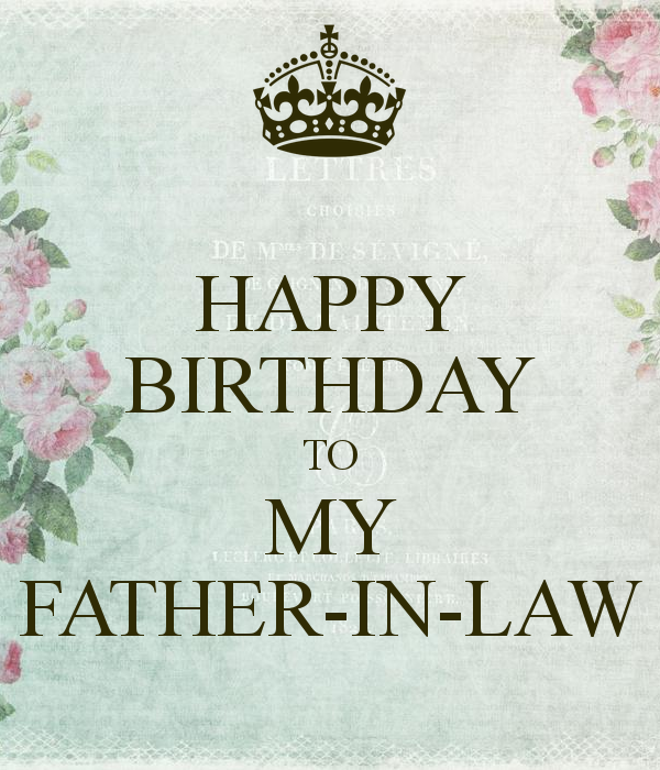Happy Birthday My Father In Law-wb611