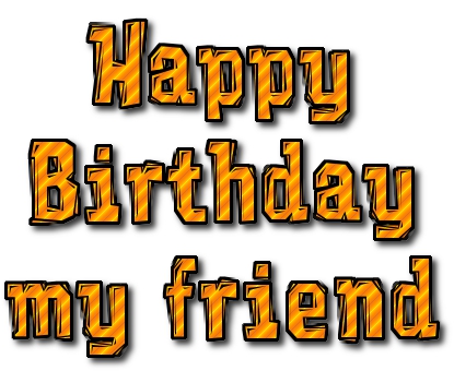 Happy Birthday My Friend-wb01049