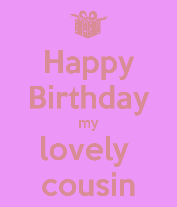 Happy Birthday My Lovely Cousin-wb2209