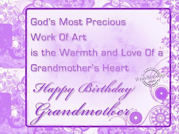 Happy Birthday My Lovely Grandmother-wb327