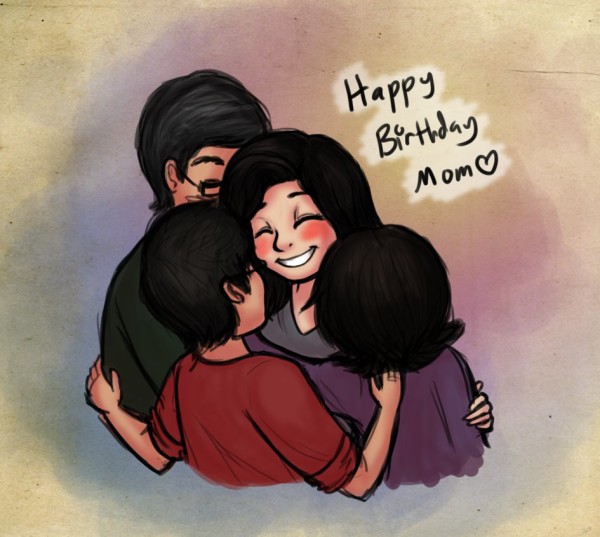 Happy Birthday My Loving Mom-wb2618