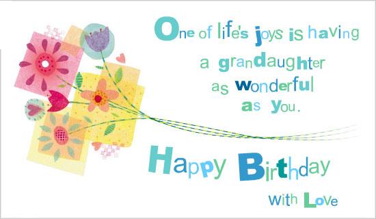 Happy Birthday My Wonderful Grand Daughter-wb1112