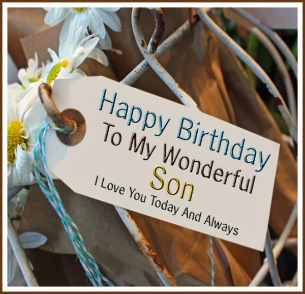 Happy Birthday My Wonderful Son-wb2608
