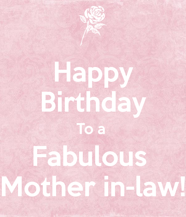 Happy Birthday To A Fabulous Mother In Law-wb2919