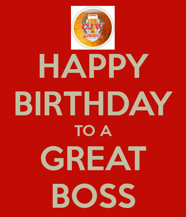 Happy Birthday To A Great Boss-wb1121