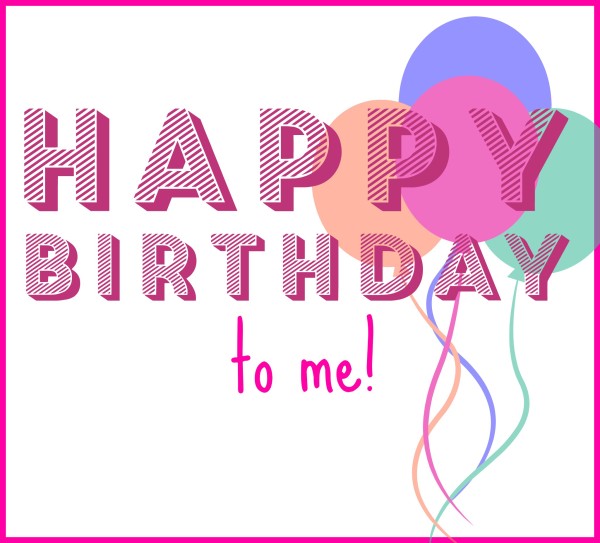 Happy Birthday  To Me-Balloons Image-wb2814