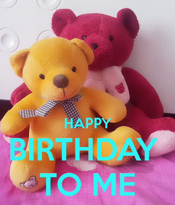 Happy Birthday To Me-Cute Teddy Pic-wb2837