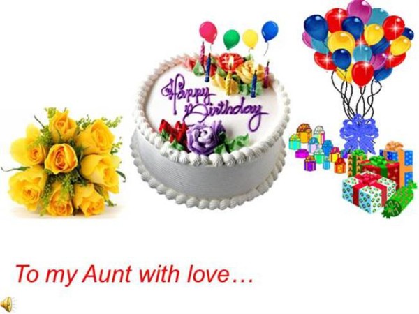 Happy Birthday To My Aunt With Love-wb518
