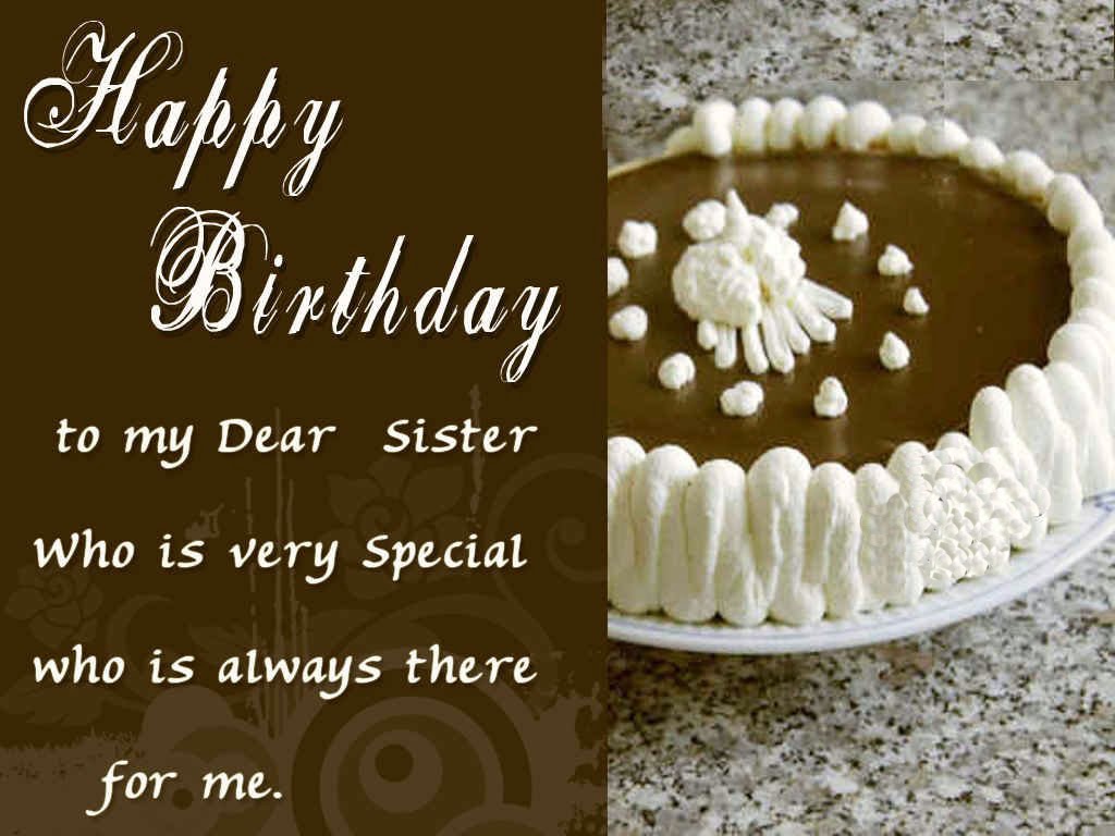 Happy Birthday To My Dear Sister