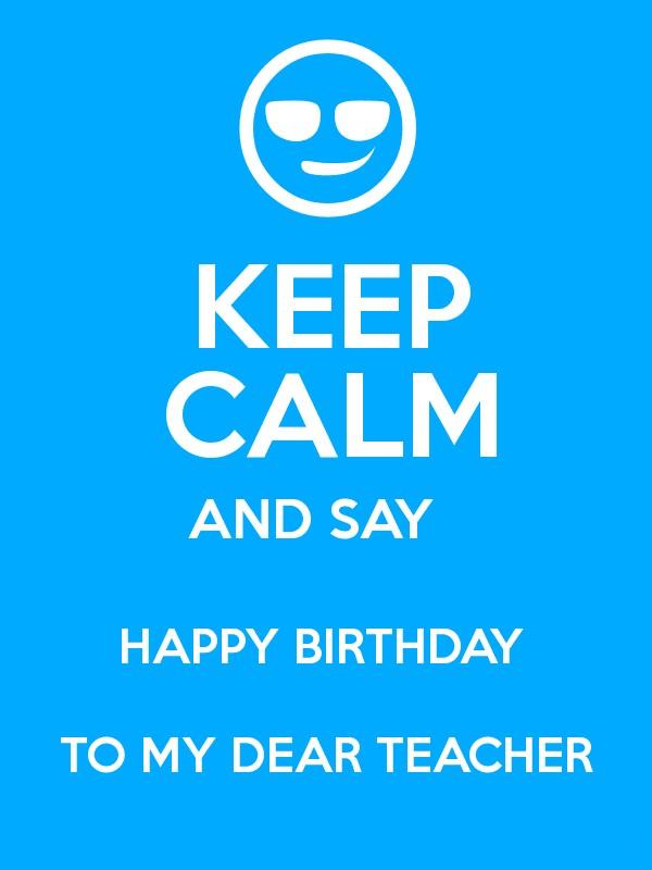 Happy Birthday To My Dear Teacher-wb2516